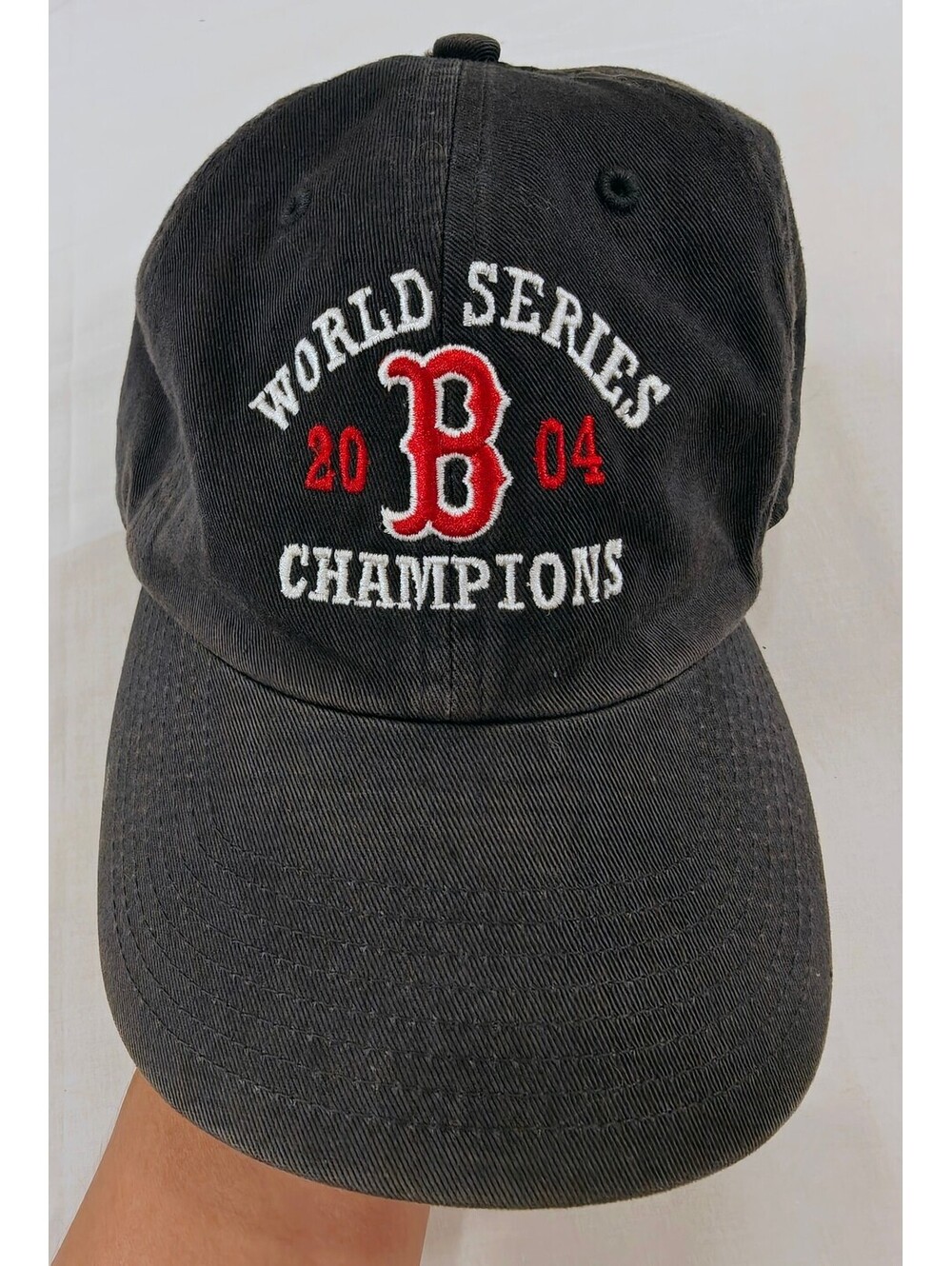 Vintage Twins Enterprise Boston Red Sox Hat Signed Senator Ted Kennedy 2004